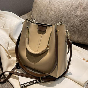 Summer Solid Color for Women 2025 New Fashion Shoulder Large Capacity Handbag Tote Trendy Bucket Bag - Product Image 1