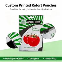 Sachet de cuisson haute température personnalisé, sac de cuisson stérilisable de qualité alimentaire, étanche pour l'emballage alimentaire