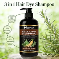 Shampoo colorant capillaire naturel, protège les fibres capillaires, protège contre la chute des cheveux, protège contre les démangeaisons du cuir chevelu, sans parabène