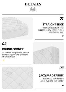 Exclusive Design Cashmere Fabric <strong>Orthopaedic</strong> <strong>Mattress</strong> 12 Inches king Size Euro Top Memory Foam <strong>Mattress</strong> - Product Image 5