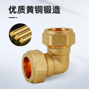 Accessoires de raccordement haute pression, coude épaissi à 90 degrés pour instruments marins, source d'air, climatisation, cuivre - Product Image 4