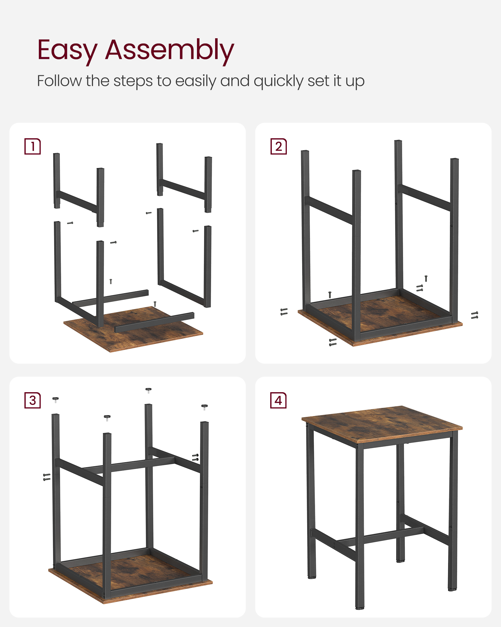 high top bar tables wood