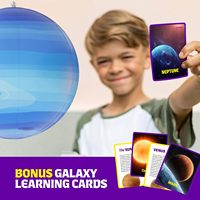 Jouets scientifiques et cadeaux d'astronomie sur le thème des planètes du système solaire gonflables |   Décorations de fête d'anniversaire en PVC écologique pour usage intérieur