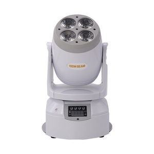 Luz de escenario LED móvil Jiechuang de 100W con haz de luz a todo color para iluminación de escenarios en KTV, fiestas y restaurantes - Product Image 1