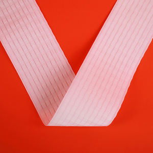 Cinta de cortina blanca directa de fábrica, cinta de cortina de posicionamiento de 9cm de doble propósito ondulado para uso doméstico, poliéster de alta calidad - Product Image 4