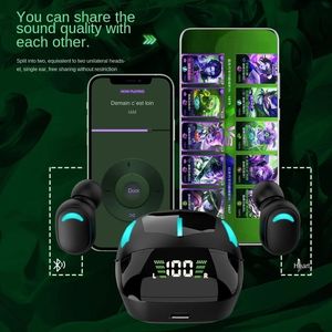 <span class=keywords><strong>Casque</strong></span> <span class=keywords><strong>de</strong></span> jeu <span class=keywords><strong>sans</strong></span> <span class=keywords><strong>fil</strong></span> G7s TWS à faible latence avec son stéréo, basses, réduction du bruit, microphone et écouteurs résistants à l'eau - Product Image 5