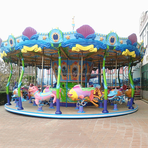 6-32 sièges attractions de divertissement carrousel balade à cheval pour enfants et adultes enfants attractions carrousel de divertissement à vendre - Product Image 2