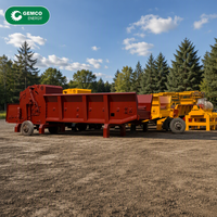Broyeur de sciure de bois compact, usiné CNC, moteur IE3, avec fabrication flexible et niveau de sécurité élevé