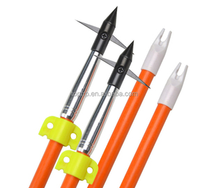 Flecha de Fibra de Vidrio de 8mm de Alta Resistencia y Anticorrosión para Pesca con Arco y Caza, Eje de 80cm con Superficie Lisa - Product Image 2