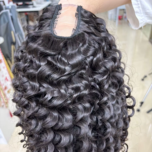 Peluca de cabello humano con parte en U, buena calidad con el mejor precio, 180%, 200% de densidad, proveedor de pelucas de alta calidad para mujeres negras - Product Image 1