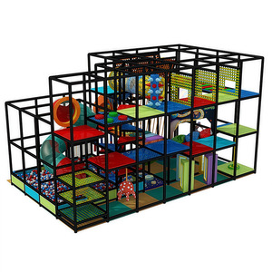 Parque de juegos interior multifuncional <span class=keywords><strong>con</strong></span> temática de bosque pequeño <span class=keywords><strong>con</strong></span> tobogán en espiral para un <span class=keywords><strong>restaurante</strong></span> o un área <span class=keywords><strong>infantil</strong></span> de hotel resort - Product Image 4