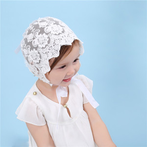Cappello alla Moda per Bambina, Berretto in Pizzo per Bambini, <span class=keywords><strong>Cappellino</strong></span> per Neonati, Cappello per Battesimo - Product Image 5