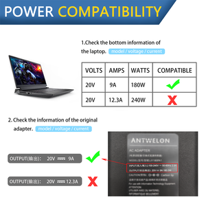 Adaptateur d'alimentation pour ordinateur portable de jeu 180W 20V 9A DC 4.5*3.0mm, connecteur DC, chargeur d'ordinateur portable de bureau, alimentation AC pour <span class=keywords><strong>MSI</strong></span> - Product Image 3