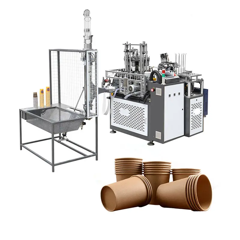 fine quality 60 70 80 85 90 100 high speed gear structure open cam disposable coffee tea paper cup forming making machine price