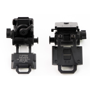 حامل خوذة تكتيكي لنظارات الرؤية الليلية من نوع T مصنوع من سبائك الألومنيوم CNC، نظام تثبيت ثنائي العدسة لنظارات الرؤية الليلية PVS-15/18/31 L4G24 مع 4 تعليقات للخوذة الصلبة - Product Image 4