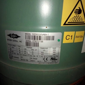 Máy Nén Khí Kiểu Hệ Thống Lạnh R410A Máy Nén Khí GSD80235VA Máy Nén Khí Hvac - Product Image 3