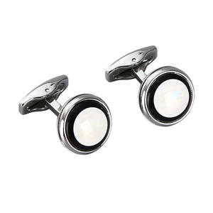 Ingrosso gemma perla madreperla in pietra gemelli eleganti Custom camicia da uomo accessori moda per matrimonio smoking alla moda gioielli regalo - Product Image 1