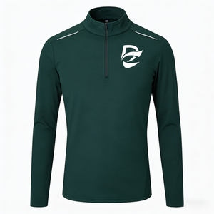 เสื้อฝึกซ้อมไตรกีฬาแขนยาวแบบซิปครึ่งตัว สะท้อนแสง แห้งเร็ว ระบายอากาศได้ดี ยืดหยุ่นสูง รับผลิตตามแบบ OEM ODM ขายส่งจากโรงงาน - Product Image 4