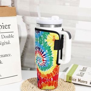 For Stanley 40/30 oz Neoprene Water <b>Bottle</b> Carrier Bag with Phone Pocket Luxury Style Cooler Bag - Product Image 5
