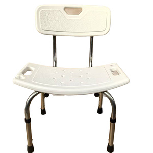 Chaise de douche Guilin en acier inoxydable, capacité de 150 kg, siège de bain antidérapant pour personnes âgées, handicapées, femmes enceintes - Product Image 5