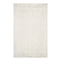 Tapis de sol en polypropylène tressé pour intérieur et extérieur, tapis de sol tissé à la main pour chambre à coucher
