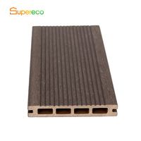 Plancher composite en bois de bambou anti-UV à prix avantageux, terrasse creuse en WPC