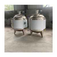Agitateur électrique en acier inoxydable SUS304L de 50 L avec pompe pour réservoir de mélange, idéal pour produits chimiques de qualité alimentaire