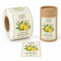 Étiquette personnalisée en rouleau autocollante, écologique, imperméable, pour bouteille de complément alimentaire, en vinyle, papier synthétique BOPP, finition mate, pour emballage
