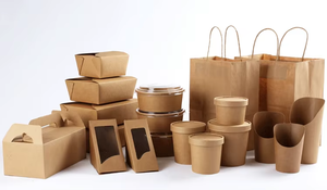 Stylish Reusable Customizable Kraft Paper Firm <b>Boxes</b> Magnetic Cover for Bakery <b>Burger</b> Fast Food Packing - Product Image 4