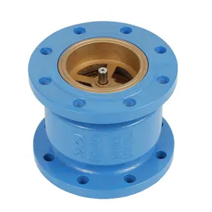 4inch tiêu chuẩn bình thường nhiệt độ mặt bích kết thúc im lặng kiểm tra van mặt bích không trở lại PN10/16 h41x sắt dễ uốn OEM dn100mm - Product Image 1