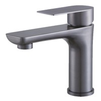 Robinet de lavabo haut moderne à prix d'usine, mitigeur monocommande chaud/froid pour projet de salle de bain