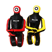 Mannequin de grappin en cuir microfibre personnalisé d'usine pour MMA Jiu Jitsu, mannequin de judo de lutte