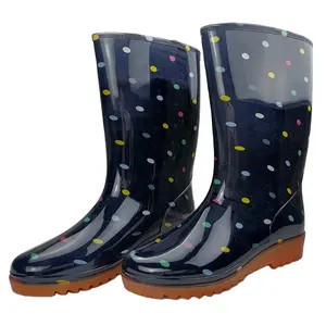 Transparent Cheap High Quality Safety Pvc Rain Boots wasserdichte Boots Women der Boots