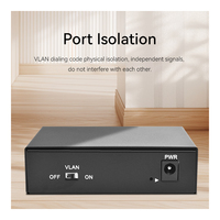 Conmutador Ethernet Gigabit de 5 Puertos GIANTECH, Conmutador de Red de 10/100/1000 Mbps, Sin Gestión, Plug and Play para Redes de Oficina