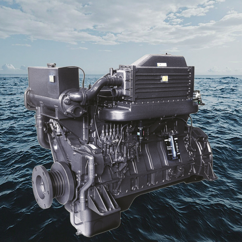 CYPOWER China Dongfeng SDEC Power SC15G Series 6 Cylinder 4 Stroke Boat Ship Marine diesel Engine with Gearbox Supplier
