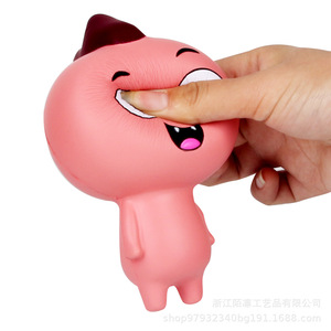 Cartoon Character Pu Stress Relief Toy Slow <b>Rebound</b> Foam Fidget Toy For Kids Unisex 5 To 7 Years - Product Image 1
