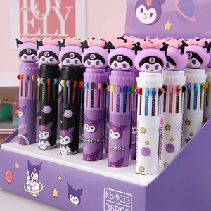 Grosir Sanrio Kuromi HelloKitty Anime Kawaii Gel Pen 0.5 0.7Mm Persediaan Alat Tulis Lucu