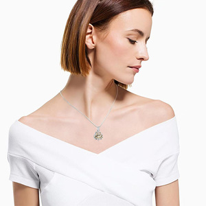 Kalung liontin tetap bulu hewan peliharaan abu desain Guci bentuk Lotus berlapis emas 14K baja tahan karat - Product Image 4