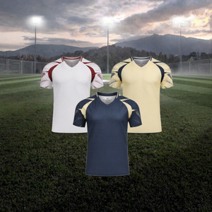 Camisetas de Fútbol Retro Personalizadas al por Mayor, Camisetas de Fútbol Vintage con Impresión por Transferencia de Calor OEM, 100% Poliéster, Unisex, para Equipos - Product Image 3