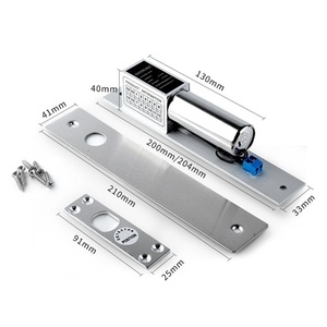 Fechadura Elétrica de Trinco Magnético 12V DC à Prova de Falhas em Aço Inoxidável para Portas de Vidro, Madeira e Metal – Sistema de Controle de Acesso OEM ODM - Product Image 6