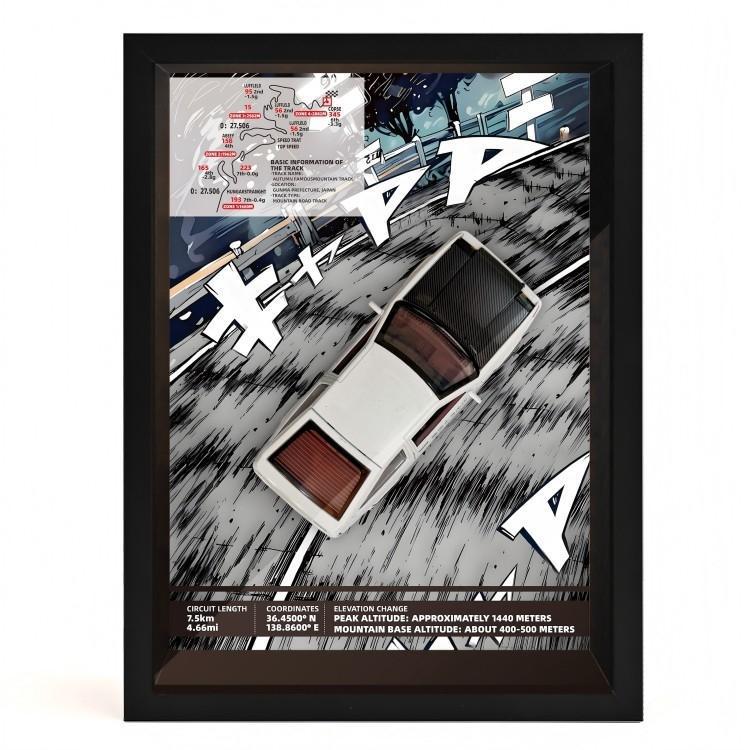 Caja colgante para cuadros modelo A4 - AE86 Lightless II