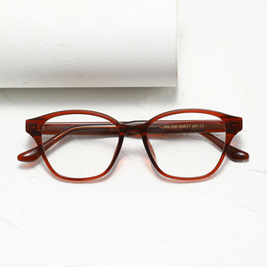 NN-150 Rectangle Full Rim <b>Eyeglasses</b> Solid Color Unisex Adult Vision Correction <b>Frames</b> Lightweight Anti-Uv - Product Image 1