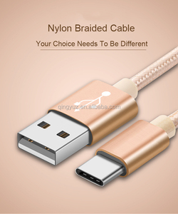 1M 2M Nhanh Chóng Sạc USB Type-C Cáp Đồng Nguyên Chất Vải Bện Nylon Dữ Liệu Sync Sạc Điện Thoại Di Động USB Micro Sạc Dây - Product Image 3