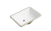 Lavabo en céramique de luxe moderne pour comptoir, finition blanc brillant, qualité AA, pour hôtels et entrepôts, usage en salle de bain