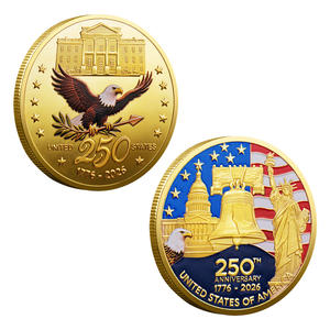 Горячая Распродажа Новая американская 250-летняя Юбилейная монета Статуя Свободы медаль Коллекционная монета - Product Image 4
