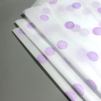 Papier de soie personnalisable 17 g/m² 50x70 avec logo imprimé pour doublure de boîte à chaussures de luxe