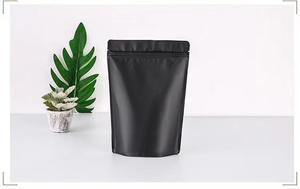 Lianyou HK <b>Plastic</b> <b>Packaging</b> Hologram Bags Frosted Slide Mylar Black Zip Lock Bag Made in China - Product Image 2