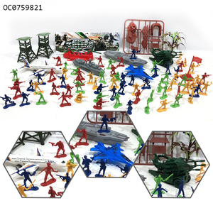 Faire semblant de jouer au bateau, avion, petits soldats miniatures, modèle de voiture militaire, jouets - Product Image 5