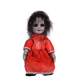 Muñecas escalofriantes para Halloween, juguete con sonido activado por voz, animatrónico - Product Image 2