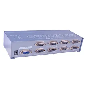 DTECH-Divisor VGA de 8 puertos, Monitor de vídeo/TV/proyector, 250MHz, alta resolución, 1 entrada, 8 salidas